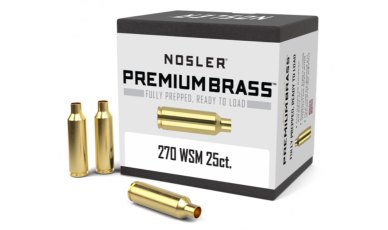 Nosler 270 WSM Premium Brass (25ct) 10045