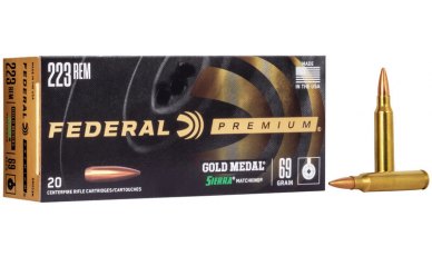 Federal Gold Medal Sierra MatchKing 223 Rem (GM223M)