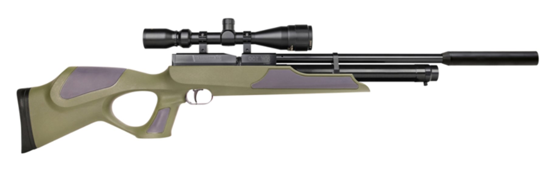 Weihrauch HW 100 T Synthetic Stock Green / Grey PCP Air Rifle