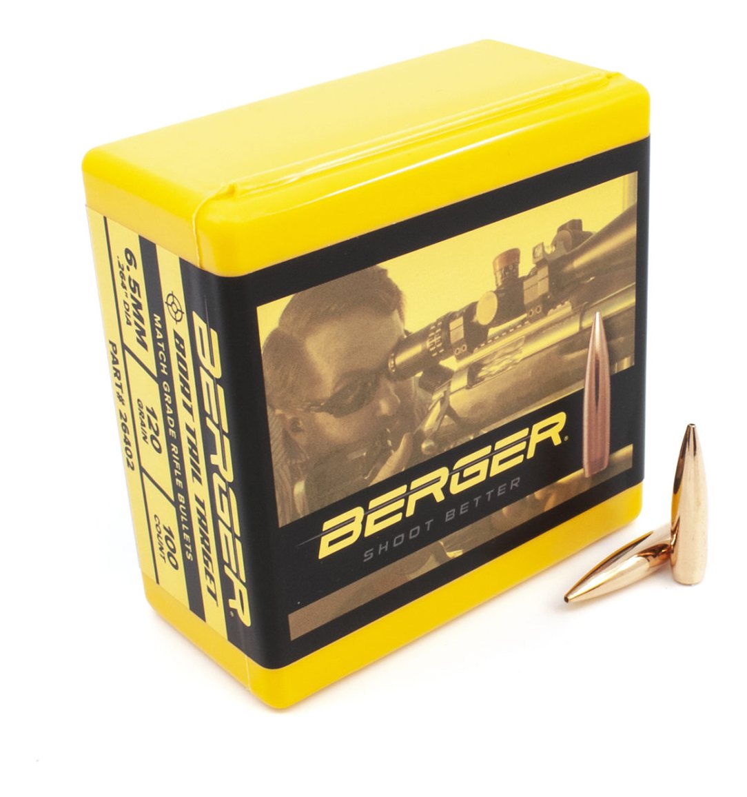Berger 6.5 mm 140 Grain Hybrid Target Rifle Bullet (26414) Rifleman