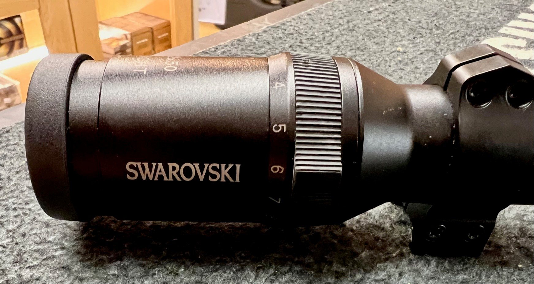 Swarovski Habicht 312x50 scope with Warne Mounts Rifleman Firearms