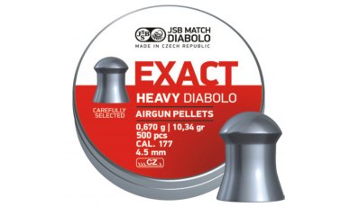 JSB Diabolo Exact Heavy Air Rifle Pellets .177