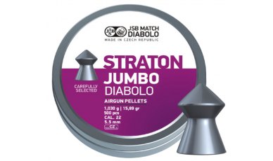 JSB Diabolo Straton Jumbo Air Rifle Pellets .22