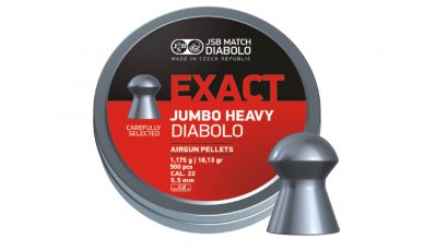 JSB Exact Jumbo Heavy Air Rifle Pellets .22