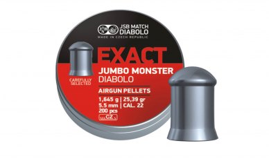 JSB Exact Jumbo Monster Air Rifle Pellets .22
