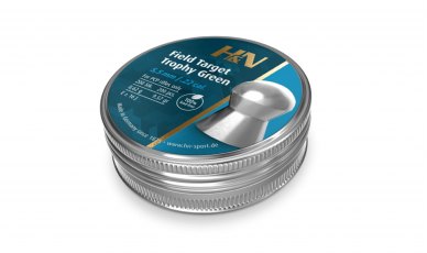 H&N Field Target Trophy Green Air Rifle Pellets .22