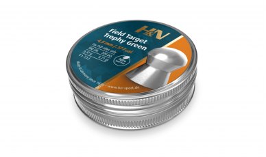 H&N Field Target Trophy Green Air Rifle Pellets .177