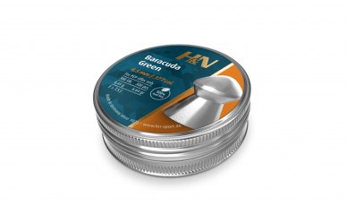 H&N Baracuda Green Air Rifle Pellets .177