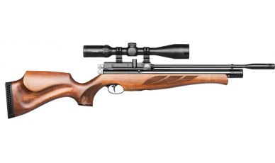 Air Arms S410 Carbine Superlite Traditional Brown PCP Air Rifle