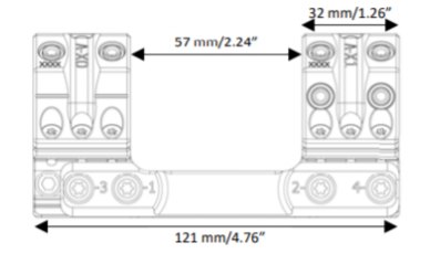 Spuhr SP-4004 Ø34 H48MM 0MIL Picatinny