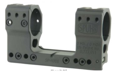 Spuhr SP-4008 Ø34 H44MM 0MIL Picatinny