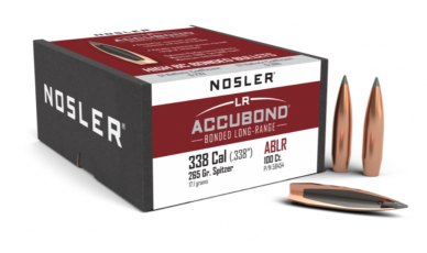 Nosler 338 Caliber 265gr AccuBond® Long Range (100ct) 58454 Nosler 338 Caliber 265gr AccuBond® Long Range (100ct) 58454