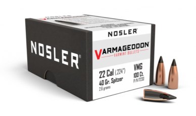 Nosler 22 Caliber 40gr FB Tipped Varmageddon® (100ct) 17230