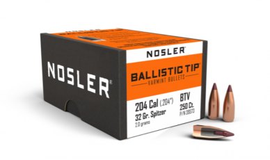 Nosler 204 Caliber 32gr Ballistic Tip® Varmint (250ct) 39573