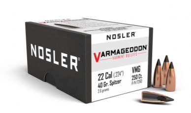 Nosler 22 Caliber 40gr FB Tipped Varmageddon® (250ct) 17260