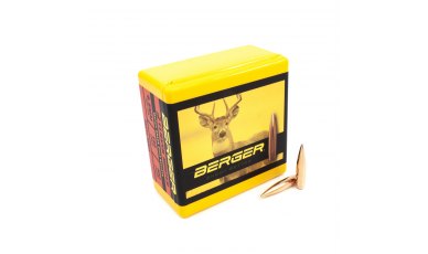 Berger 6.5 mm 140 Grain Very Low Drag (VLD) Hunting Rifle Bullet (26504)