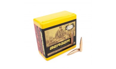 Berger 6.5 mm 156 Grain Extreme Outer Limits (EOL) Elite Hunter Rifle Bullet (26550)