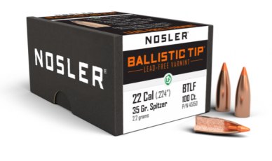 Nosler 22 Caliber 35gr Ballistic Tip® Lead Free (100ct) 45150