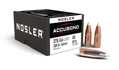Nosler 375 Caliber 260gr AccuBond® (50ct) 54413