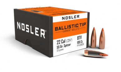 Nosler 22 Caliber 55gr Ballistic Tip® Varmint (100ct) 39526