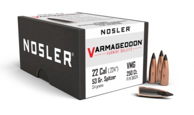 Nosler 22 Caliber 53gr FB Tipped Varmageddon® (250ct) 36524