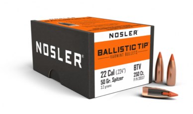 Nosler 22 Caliber 50gr Ballistic Tip® Varmint (250ct) 39557