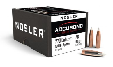 Nosler 270 Caliber 130gr AccuBond® (50ct) 54987