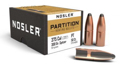 Nosler 375 Caliber 300gr Partition® (50ct) 44845