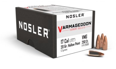 Nosler 17 Caliber 20gr FBHP Varmageddon® (250ct) 29066