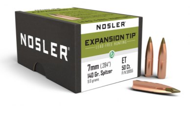 Nosler 7mm 140gr Expansion Tip® Lead Free (50ct) 59955