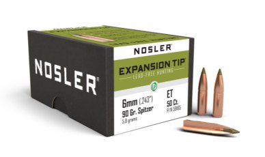 Nosler 6mm 90gr Expansion Tip® (50ct) 59165