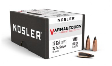 Nosler 17 Caliber 20gr FB Tipped Varmageddon® (100ct) 17210