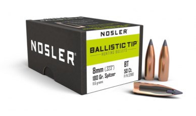 Nosler 8mm 180gr Ballistic Tip® Hunting (50ct) 32180