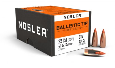 Nosler 22 Caliber 40gr Ballistic Tip® Varmint (250ct) 39555