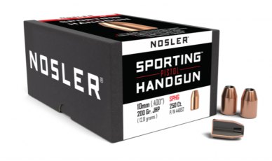 Nosler 10mm 200gr JHP Sporting Handgun (250ct) 44952