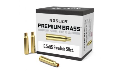 Nosler 6.5x55 Swed Mauser Premium Brass (50ct) 10212