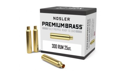 Nosler 300 RUM Premium Brass (25ct) 11940