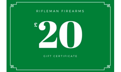 Rifleman Firearms Gift Voucher: £20