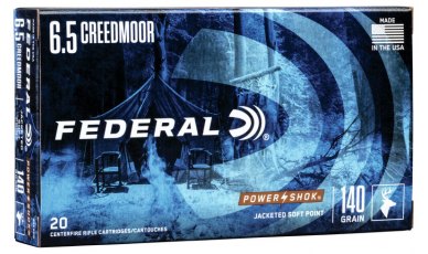 Federal Power-Shok Rifle 6.5 Creedmoor (65CRDB)