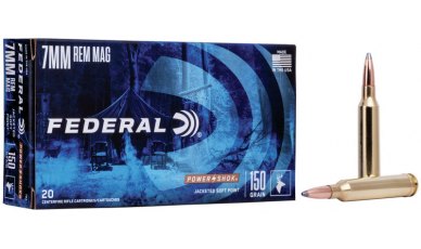 Federal Power-Shok Rifle 7mm Rem Magnum (7RA)