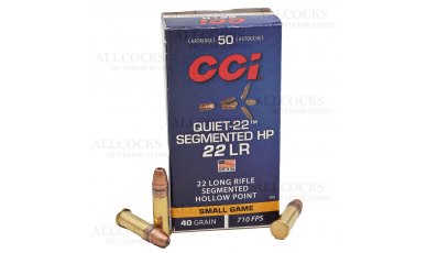 CCI Quiet Segmented HP .22LR