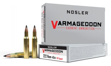 Nosler Varmageddon .222 40gr FB Tipped