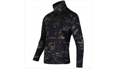 Viper Tactical Roll Neck Top V-Cam Black