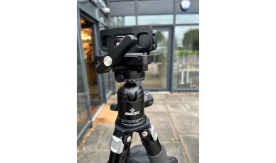 Roetex Carbon Fiber Tripod with Ball Head  and Adjustable Shooting Clamp
