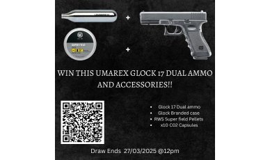 Win this Umarex Glock 17 Dual Ammo and Accessories!!