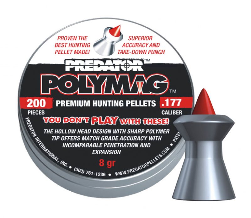 JSB Diabolo JSB Predator Polymag Air Rifle Pellets .177