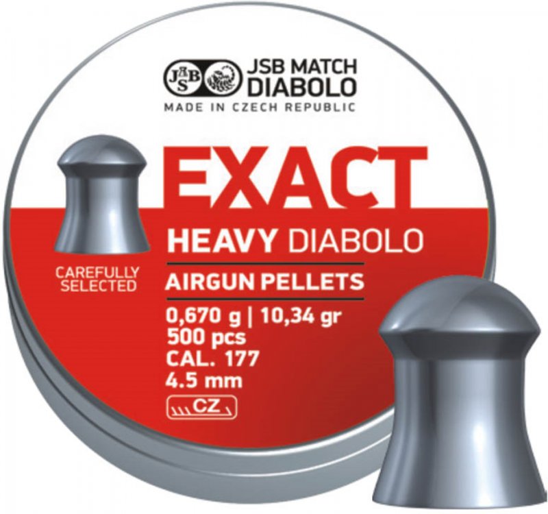 JSB Diabolo JSB Diabolo Exact Heavy Air Rifle Pellets .177