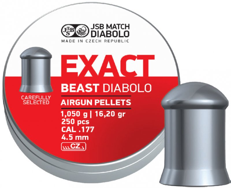 JSB Diabolo JSB Diabolo Exact Beast Air Rifle Pellets .177