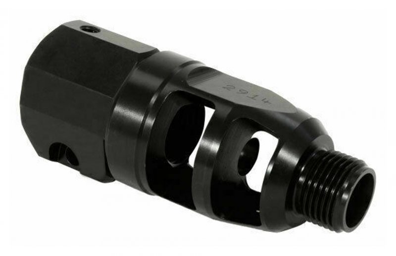 Accuracy International  Accuracy International Tactical Muzzle Brake .30/.338 Cal Threaded For AI Suppressor