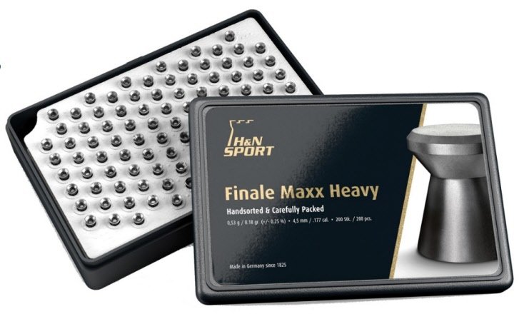 H&N H&N Finale Maxx Heavy Air Rifle Pellets .177